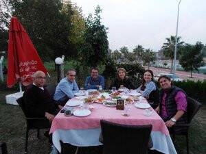 Mehmet Ali Eren dostları ile sohbette