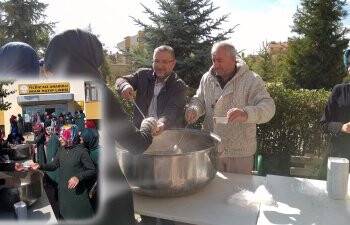 Yıldız Anadolu Kız İmam Hatip Lisesinde aşure etkinliği