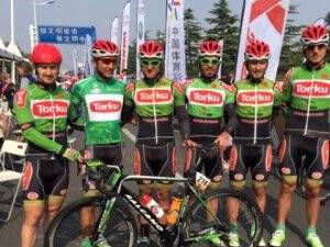 Çin'de Düzenlenen "Taihu Gölü" Bisiklet Yarışlarında Torku Şekerspor Rüzgarı