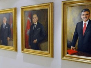 Külliye'ye Cumhurbaşkanı Erdoğan'ın portresi de eklendi