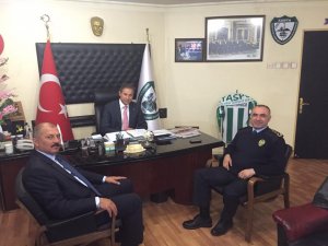 Polis müdürlerimiz Başkan Karabacak ile