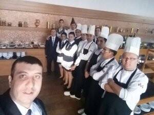 Anemon Otel’in nefis mutfağından selfie