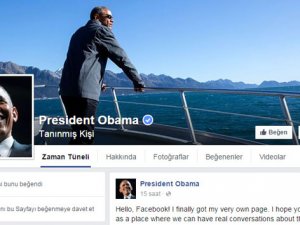Obama Facebook açtı, ilk yorumu Zuckerberg yaptı