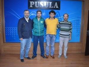 İsmail Oruç Pusula Yayın Grubu’nu ziyaret etti