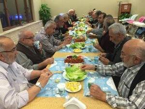 Başaranlar Termalde çiğ köfte ziyafeti