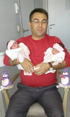 Fatih Ulutaş'ın ikiz mutluluğu