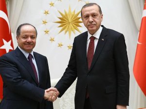 Cumhurbaşkanı Erdoğan'ın Ikby Başkanı Barzani'yi Kabulü