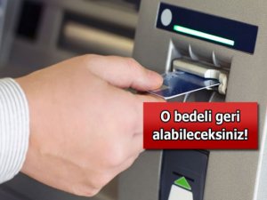 ATM'de kesilen paralar geri alınacak