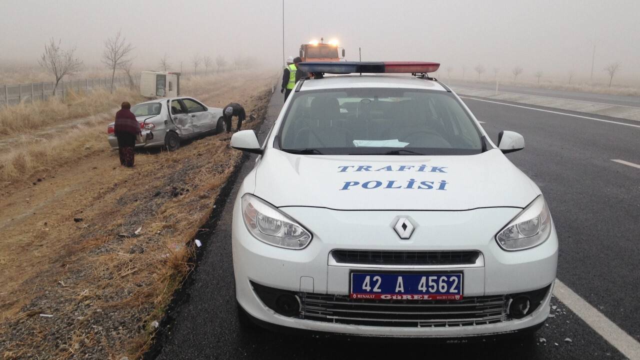 Konya'da zincirleme trafik kazası: 15 yaralı
