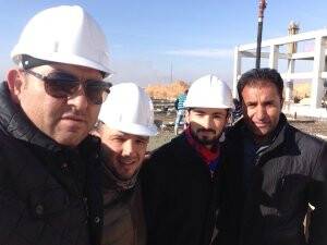 Ömer Ateş ile mühendisleri işbaşında