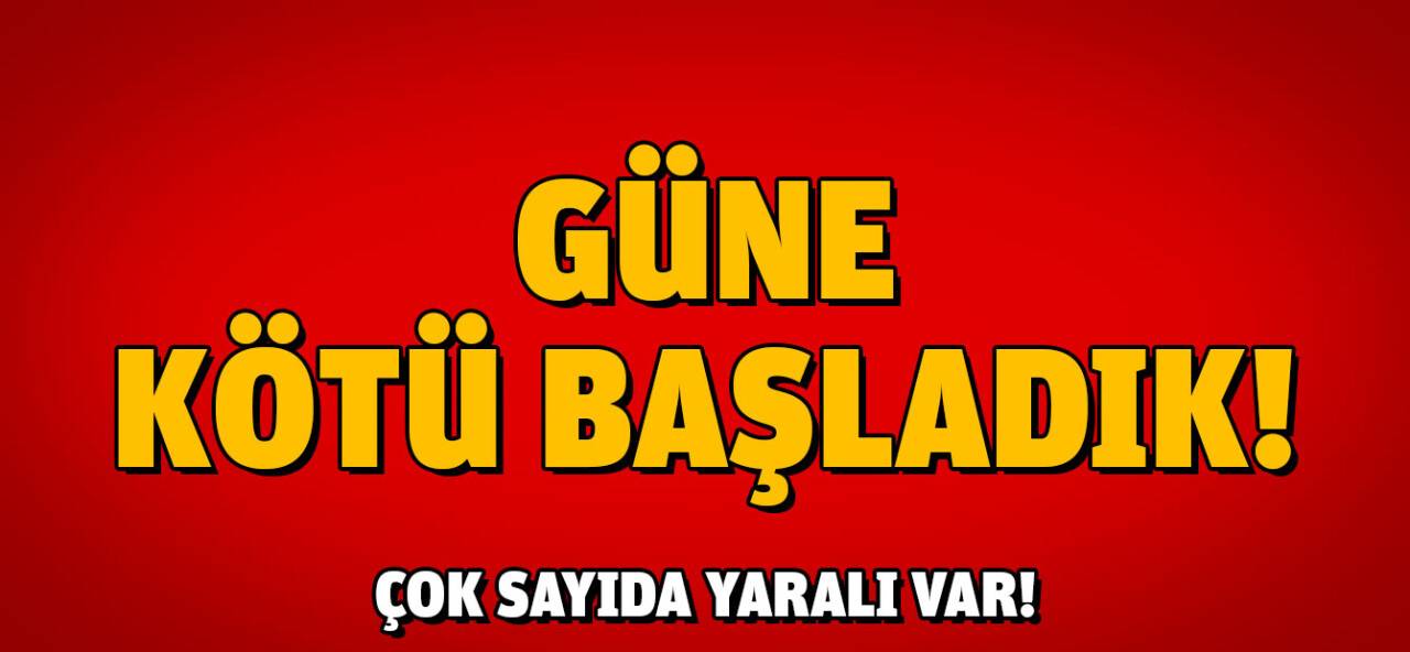 Şehrin farklı yerinde kazalar meydana geldi!