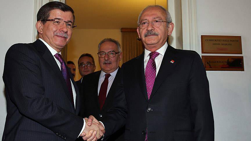 Davutoğlu ile Kılıçdaroğlu bir araya geldi