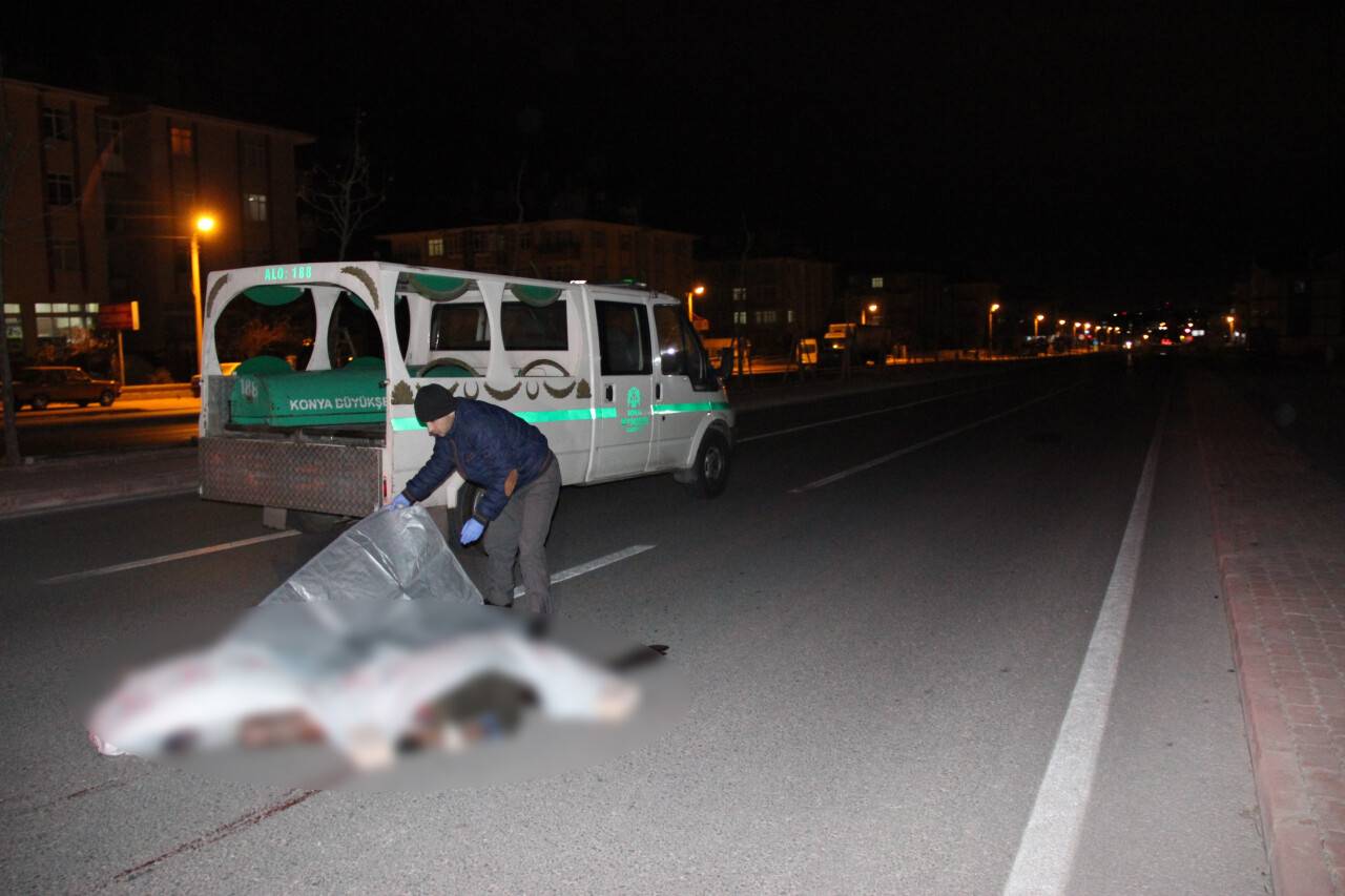 Konya'da Otomobilin Çarptığı Senegalli Genç Öldü!