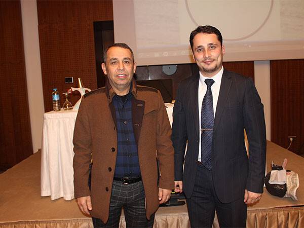 Başkan Mustafa Karamercan dostları ile