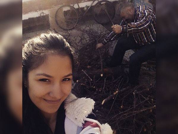 Bayram Kabadayı odun kesmede de usta imiş