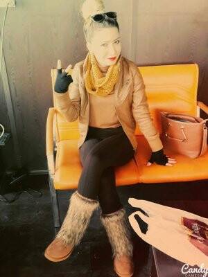 Ceylan Atilla kış şıklığında