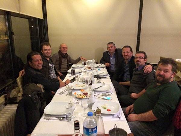 Saçın Mimarları Yemekte Buluştu