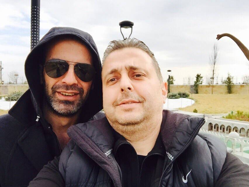 Veli Erim, Alper Alpak ile birlikte.