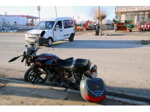 Suvas'ta trafik kazası: 1 yaralı