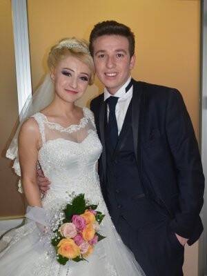 Demiröz ve Yüksel ailelerinin mutlu günü