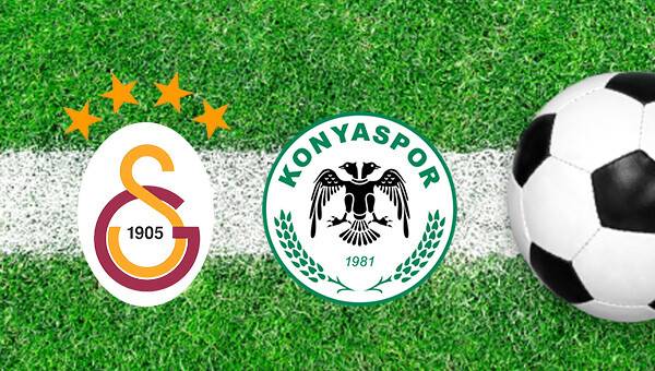 Konya-Galatasaray maçı ilk yarı berabere