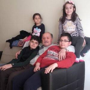 Mustafa Demir torunu ile