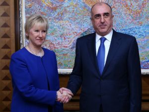 İsveç Dışişleri Bakanı Wallström Azerbaycan'da