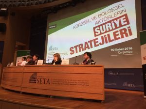 "Küresel ve bölgesel aktörlerin Suriye stratejileri" sempozyumu