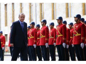 Erdoğan'dan TBMM Başkanı Kahraman'a ziyaret
