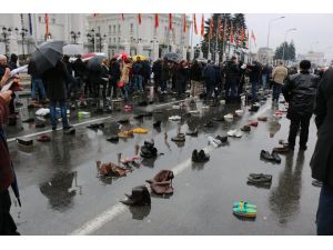 Makedonya'da protesto