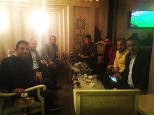Torku Konyaspor Başkanı Faydasıçok ve ekibi Tarihi İnce Minare Nargile'de