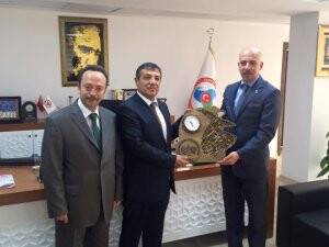 Başkan Baranok, Haşmet Yılmaz Beyin makamında