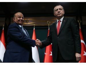 Erdoğan-Hadi ortak basın toplantısı