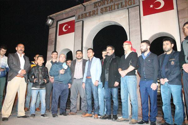 Terör saldırılarına Konya'dan tepki