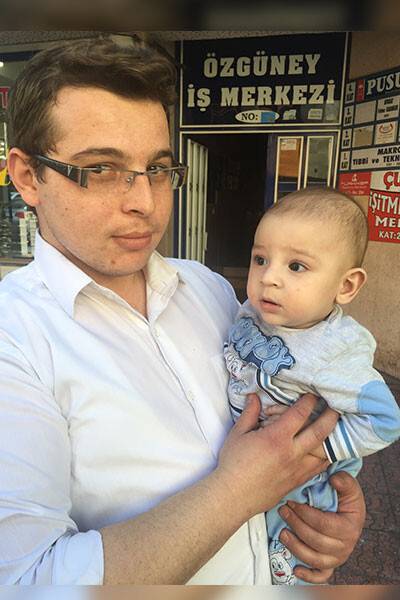 Osman Kızılay oğlu Mehmet ile birlikte