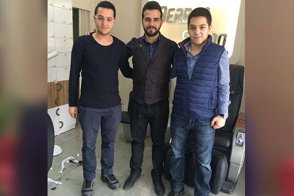 Sehat Kavaf Mevlüt Kavaf kardeşler Berber Salon’dalar
