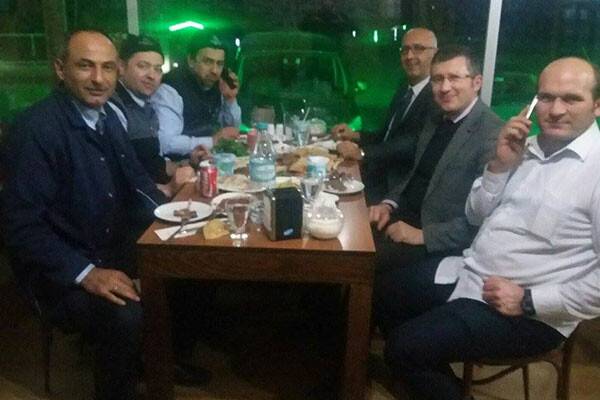 Bayraktar Merkon AŞ ekibi Koru Kent Restoran’da