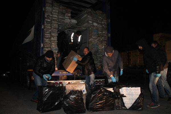 161 bin paket kaçak sigara ele geçirildi