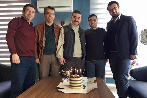 Alaaddin Aladağ için doğum günü kutlaması