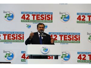 Konya'da 42 tesisin açılış ve temel atma töreni