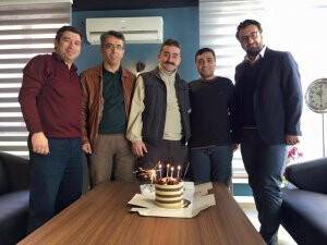 Alaaddin Aladağ için doğum günü kutlaması