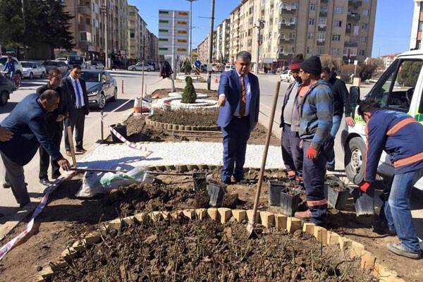 Ereğli Belediyesi'nden estetik peyzaj çalışmaları