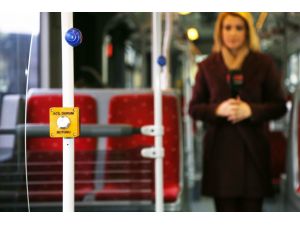 "Panik butonlu" metrobüsler yollarda