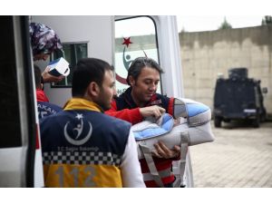 İdil'de dördüz bebeklerin imdadına zırhlı ambulans yetişti