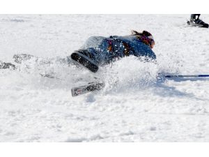 Cıbıltepe'de kayak keyfi