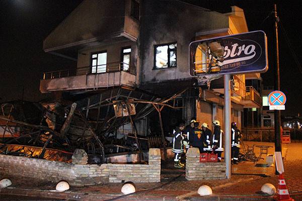 Konya'da Cafe Yangını