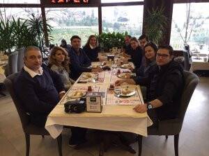 TEB Büsan Şubesi yemekte