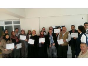 Beyşehir'de diyabet eğitimine katılanlara sertifika verildi