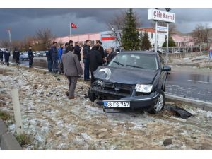 Aksaray'da zincirleme trafik kazası: 4 yaralı