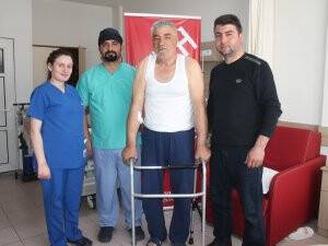 45 yıllık rahatsızlığından 4 saatte kurtuldu